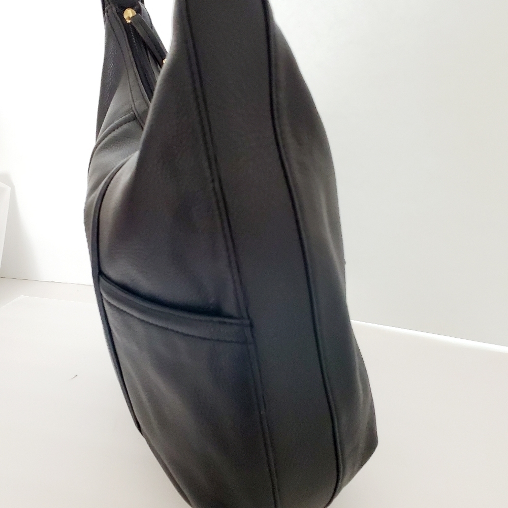 Tignanello Since 1989 Genuine Leather Black Shoulder Bag - Picture 8 of 15